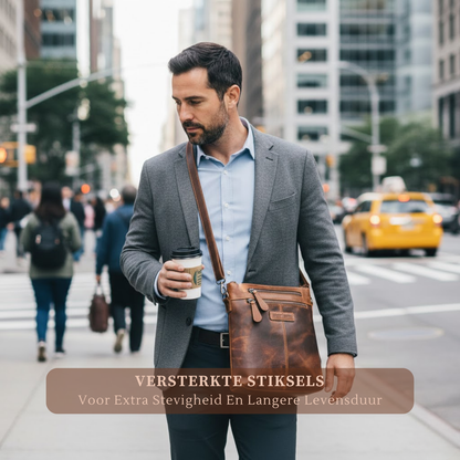 Louis Wallis | Volnerf Leer Crossbodytas – Robuust & Tijdloos