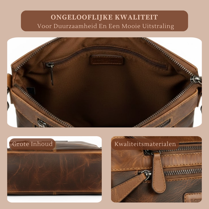 Louis Wallis | Volnerf Leer Crossbodytas – Robuust & Tijdloos