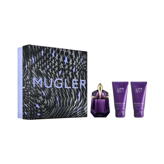Thierry Mugler Alien 30ml Navulbare EDP Spray - 50ml Bodylotion - 50ml Douchemelk