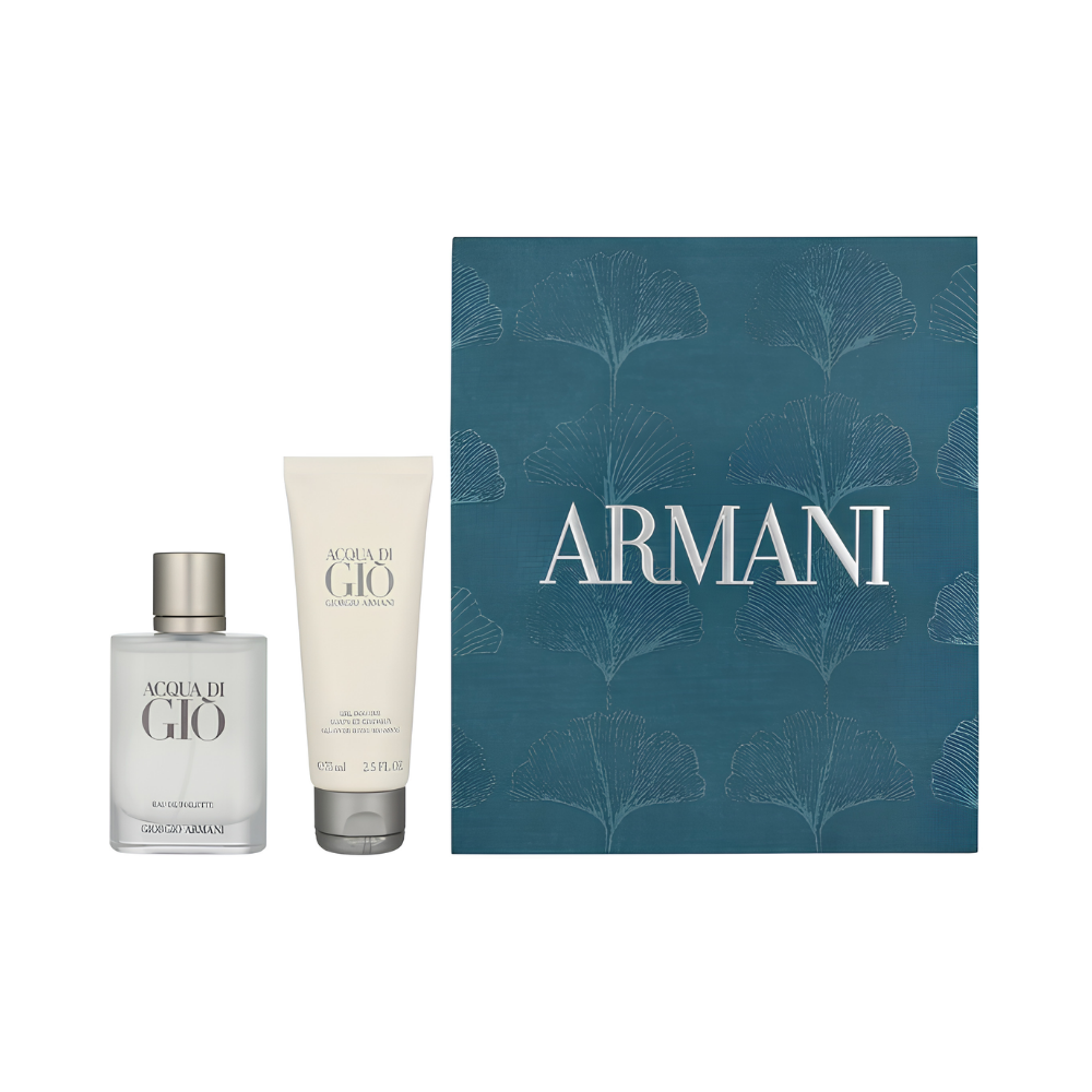 Giorgio Armani Acqua Di Gio Pour Homme – Geschenkset – 50ml EDT + 75ml Body Shampoo – Herenparfum