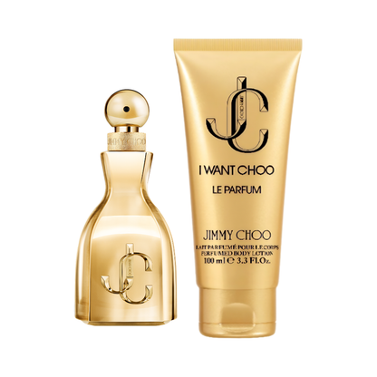 Jimmy Choo I Want Choo Le Parfum – Geschenkset – 60ml EDP + 100ml Bodylotion – Damesparfum