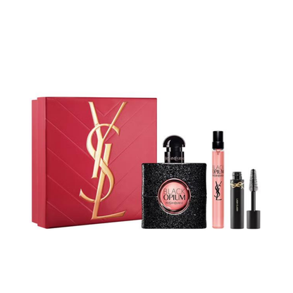 Yves Saint Laurent Black Opium – Geschenkset – 50ml EDP + 10ml EDP + Mini Lash Clash Mascara – Damesparfum
