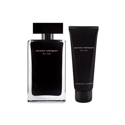 Narciso Rodriguez For Her – Geschenkset – 100ml EDT + 75ml Bodylotion – Damesparfum