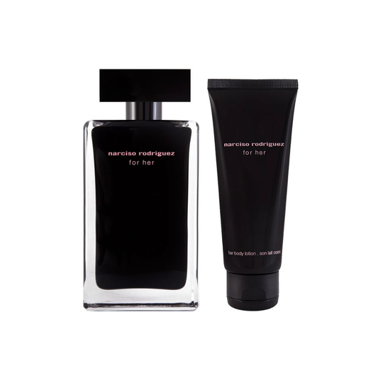 Narciso Rodriguez For Her – Geschenkset – 100ml EDT + 75ml Bodylotion – Damesparfum