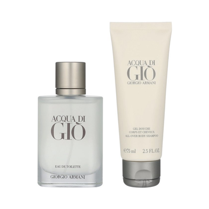 Giorgio Armani Acqua Di Gio Pour Homme – Geschenkset – 50ml EDT + 75ml Body Shampoo – Herenparfum