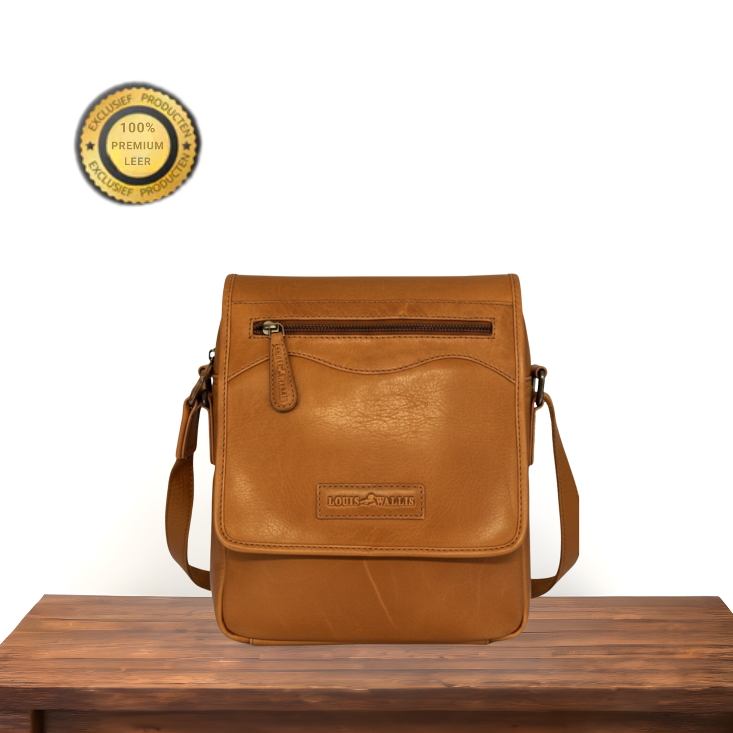 Louis Wallis | Volnerf Leer Compacte Crossbodytas – Licht & Praktisch