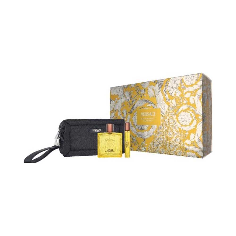 Versace Eros Energy – 100ml Eau de Parfum Spray & 10ml Eau de Parfum Spray & toilettas – Herenparfum