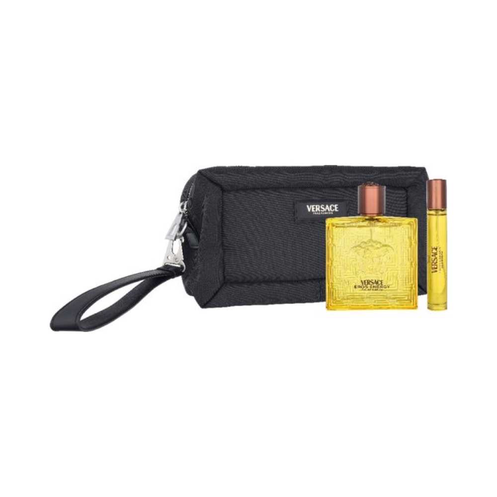 Versace Eros Energy – 100ml Eau de Parfum Spray & 10ml Eau de Parfum Spray & toilettas – Herenparfum