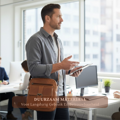 Louis Wallis | Volnerf Leer Crossbodytas – Dagelijks & Stijlvol