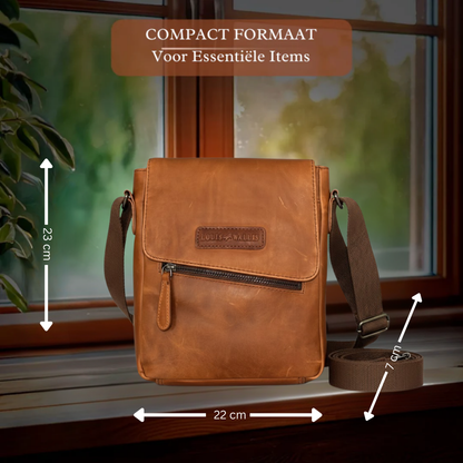 Louis Wallis | Volnerf Leer Messengertas – Comfortabel Onderweg