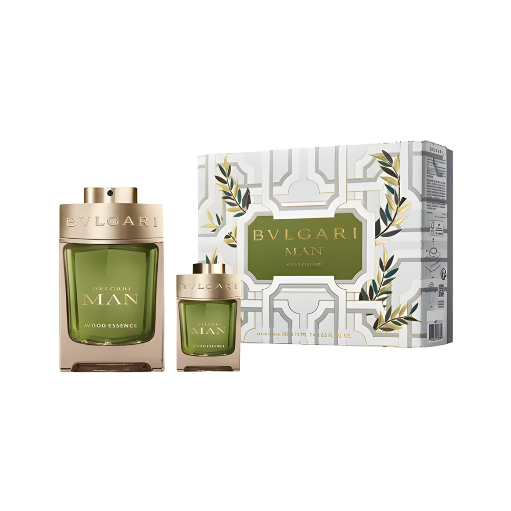 Bvlgari Man Wood Essence – 100ml EDP-spray + 15ml EDP-spray – Herenparfum