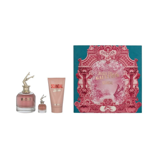 Jean Paul Gaultier Scandal – 80ml EDP-spray + 75ml bodylotion + 6ml EDP-spray – Damesparfum