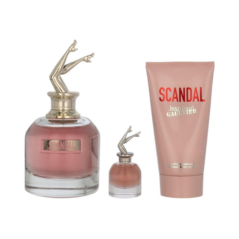 Jean Paul Gaultier Scandal – 80ml EDP-spray + 75ml bodylotion + 6ml EDP-spray – Damesparfum