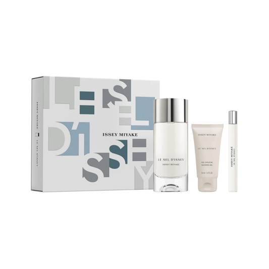 Issey Miyake Le Sel D'Issey – 100ml EDT-spray + 50ml douchegel + 10ml EDT-spray – Herenparfum
