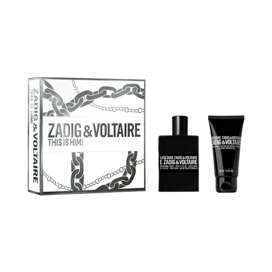 Zadig & Voltaire This is Him! – 50ml EDT-spray + 50ml Shower Gel – Herenparfum