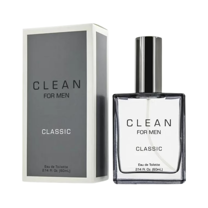 Clean Classic For Men – 60ml EDT-spray – Herenparfum