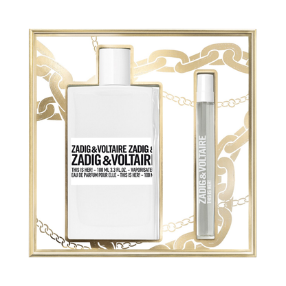 Zadig & Voltaire This is Her! – 100ml EDP-spray + 10ml EDP-spray – Damesparfum