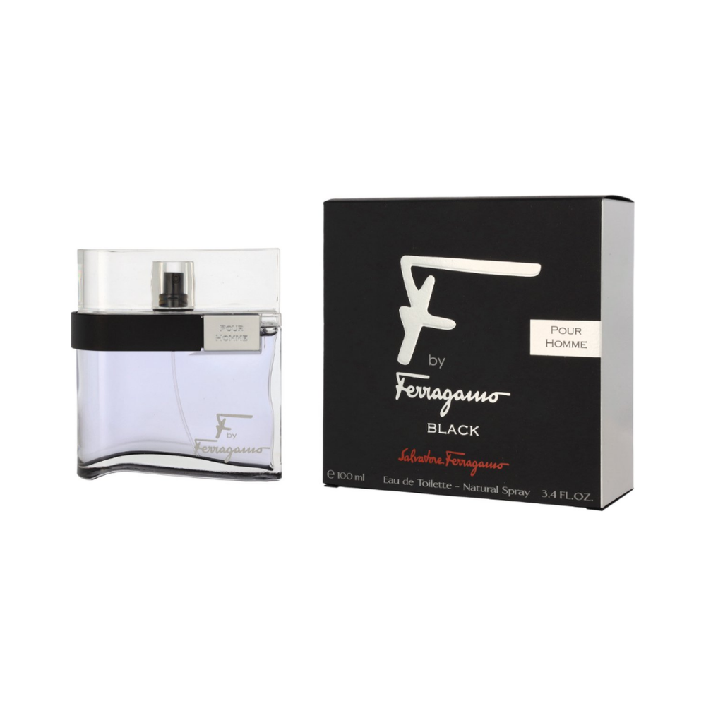 Salvatore Ferragamo F Black Pour Homme – 100ml EDT-spray – Herenparfum