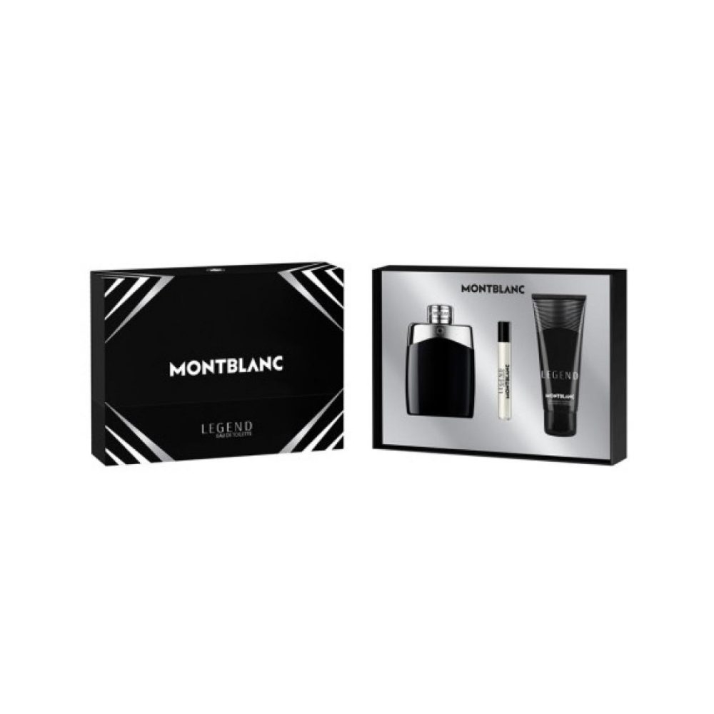 Montblanc Legend – 100ml EDT-spray + 100ml All-Over Shower Gel + 7.5ml EDT-spray – Herenparfum
