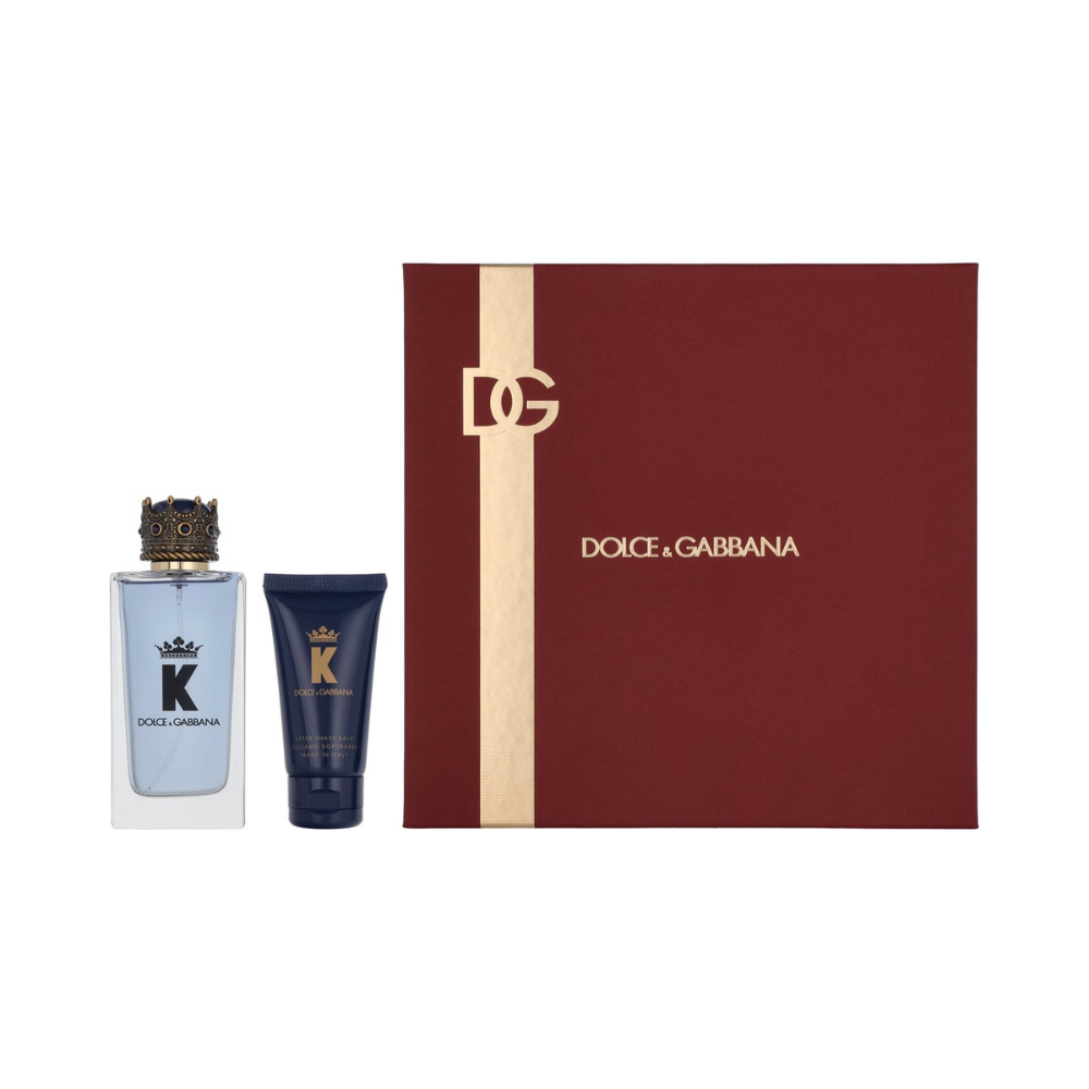 Dolce & Gabbana K – 100ml EDT-spray + 50ml Aftershave Balm + 50ml Douchegel – Herenparfum