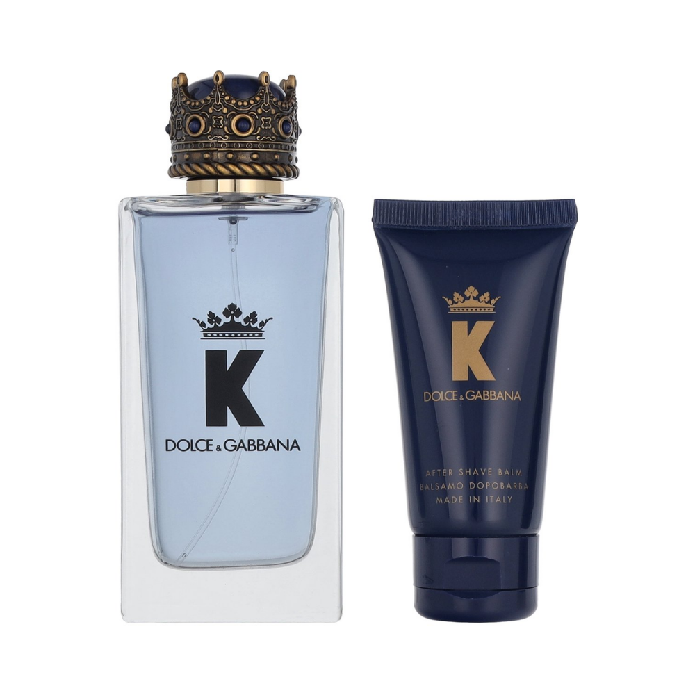 Dolce & Gabbana K – 100ml EDT-spray + 50ml Aftershave Balm + 50ml Douchegel – Herenparfum