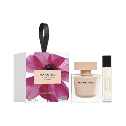 Narciso Rodriguez Narciso Poudrée – 90ml EDP-spray + 10ml EDP-spray – Damesparfum
