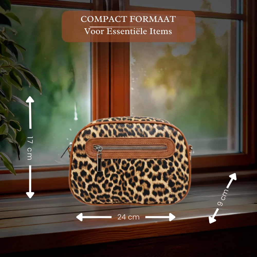 Lina | Trendy Tas Luipaardprint | Laatste Dag 80% Korting