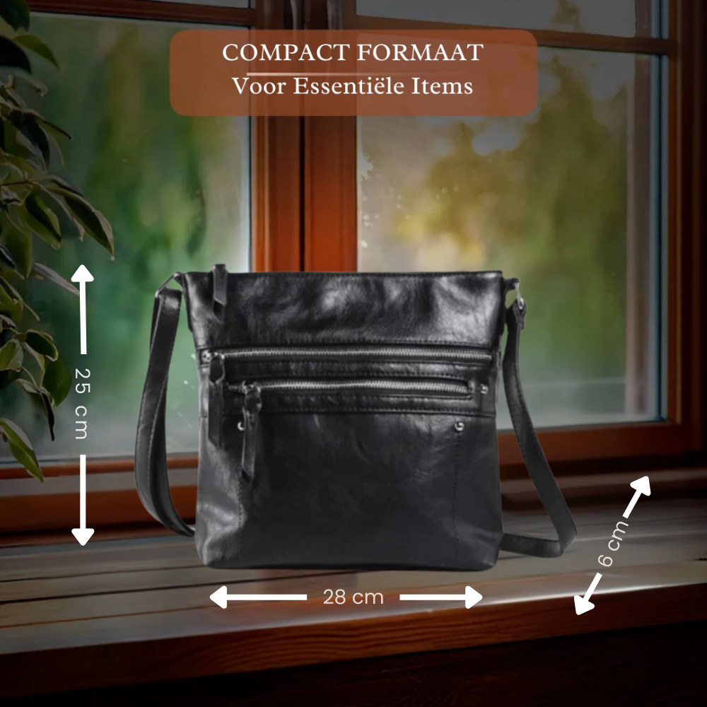 Esmee | Leren Mini Schoudertas| Laatste Dag 80% Korting
