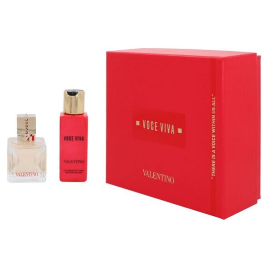 Valentino Voce Viva Cadeauset – 50ml Eau De Parfum + 100ml Bodylotion