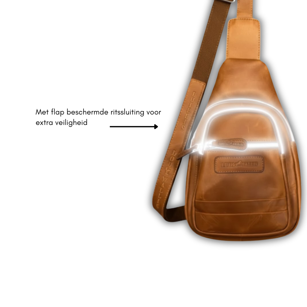 Louis Wallis | Volnerf Leer Slingbag – Handsfree & Compact