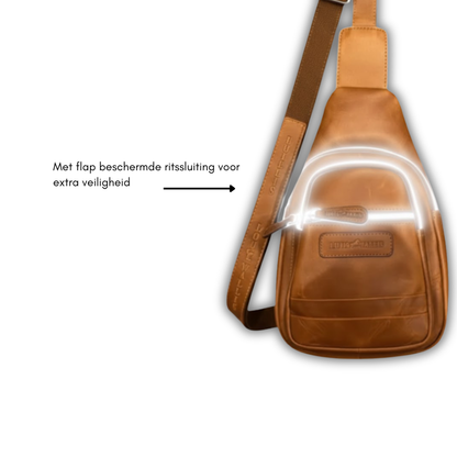 Louis Wallis | Volnerf Leer Slingbag – Handsfree & Compact