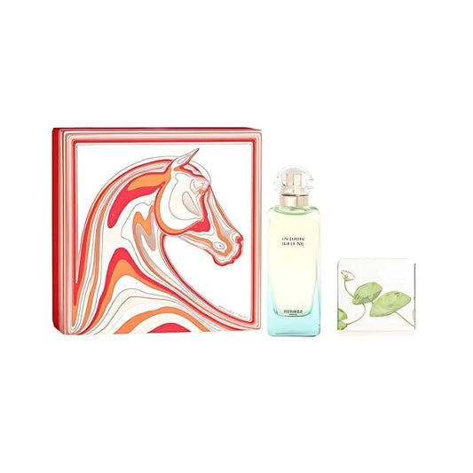 Hermès Un Jardin Sur le Nil – 100ml EDT-spray + 50g zeep – Unisexparfum