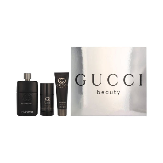 Gucci Guilty Pour Homme - 90ml + 75ml Deodorant Stick + 50ml Shower Gel - Herenparfum