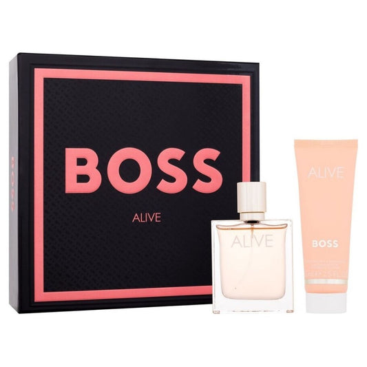 Hugo Boss Alive Cadeauset – 50ml Eau De Parfum + 75ml Bodylotion