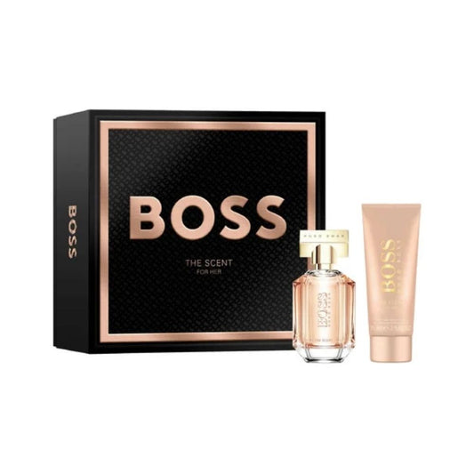 Hugo Boss Boss The Scent For Her – 50ml Eau De Parfum Spray + 75ml Bodylotion